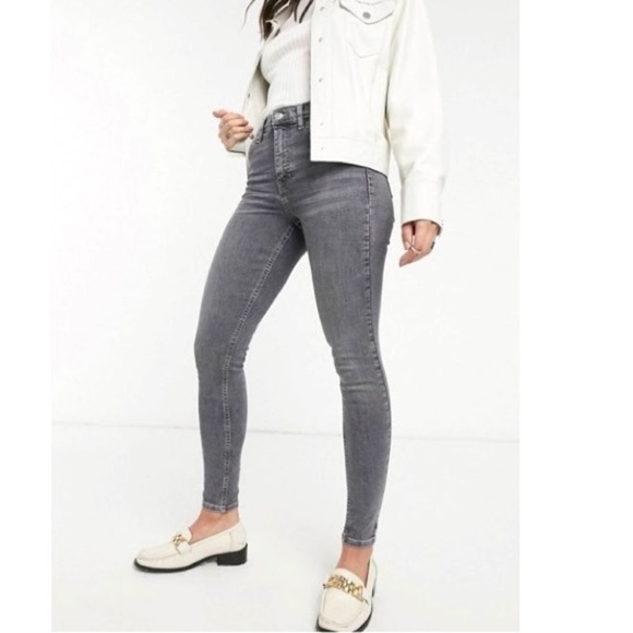 CJ by Cookie Johnson Grey skinny Jeans Size 27 new with tags - Picture 1 of 5